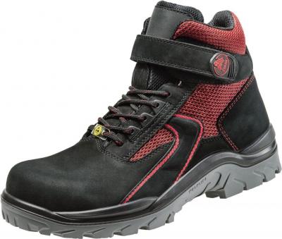 ESD Safety Shoes S1 High Ankle Shoe for Women Black & Red